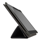 Smooth Tri-Fold Cover with Stand for Galaxy Tab 3 10.1, black