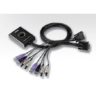 2-poorts USB KVM schakelaar met audio