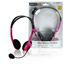 Draagbare stereo headset roze