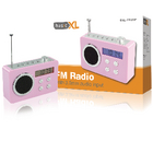 Draagbare FM radio roze