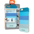iPhone 5 hard cover case met stylus en screen protector blauwtinten