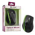 Optische muis 800 DPI zwart / groen