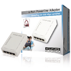 Powerline adapter 500 Mbps met 4-poorts switch