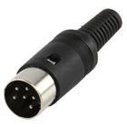 6p DIN connector plug