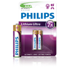Philips Lithium Ultra Battery AAA 2-blister