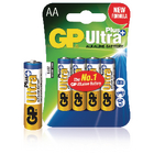 Batterij alkaline AA/LR6 1.5 V Ultra Plus 4-blister