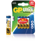 Batterij alkaline AAA/LR03 1.5 V Ultra Plus 4-blister