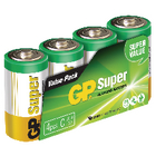 Batterij alkaline C/LR14 1.5 V Super 4-foil