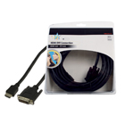 Basic kabel HDMI 19p - DVI-D 10,0 m