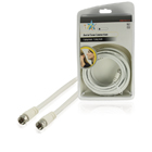 Coaxiale F-kabel F plug mannelijk - F plug mannelijke 5,00 m