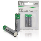 Oplaadbare NiMH AA-batterij 1300 mAh, blister 2 stuks