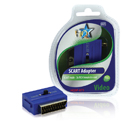 SCART ADAPTER SCART MALE - 3x RCA FEMALE IN + UIT<br /><br />