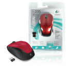 M235 draadloze muis rood