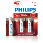 Philips Power Alkaline Battery C 2-blister