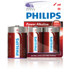 Philips Power Alkaline Battery D 2-blister