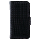 Case Folio for iPhone 5/5S Black leather Kickstand