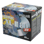 Herschrijfbare CD-R 700 MB speciaal voor audio Jewel Case 10 stuks