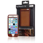 Phone case leather for iPhone 5s/5 brown