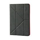 Universal tablet case pu leather for tablet 7-8\" black/red