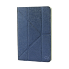 Universal tablet case pu leather for tablet 7-8\" blue/white