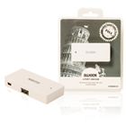 4-poorts USB-hub Pisa wit