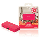4-poorts USB-hub Paris fuchsia