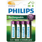 Rechargeables Rechargeable accu AA, 2300 mAh Nickel-Metal Hydride 4-blister