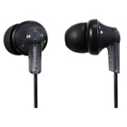 Ear Canal stereo oortelefoon met iPhone controller & mic zwart