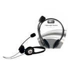 Sweex lichtgewicht headset zwart/zilver