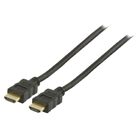 High Speed HDMI kabel met ethernet HDMI connector - HDMI connector 3,00 m zwart