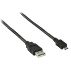 USB 2.0 kabel USB A mannelijk - USB Micro B mannelijk 2,00 m zwart