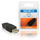 USB 2.0 adapter USB Micro B mannelijk - USB A vrouwelijk zwart