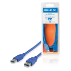 USB 3.0 verlengkabel USB A mannelijk - USB A vrouwelijk 2,00 m blauw
