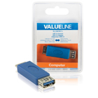 USB 3.0 adapter USB Micro B mannelijk - USB A vrouwelijk blauw