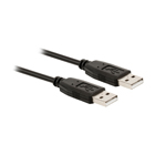 USB 2.0-kabel A male - A male 2,00 m zwart