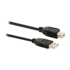 USB 2.0-kabel A male - B male 2,00 m zwart