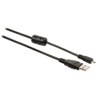Camera data kabel USB 2.0 A male - 14p Fuji connector male 2,00 m zwart