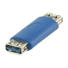 USB 3.0 USB A vrouwelijk - USB A vrouwelijk adapter blauw