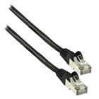 FTP CAT 5e netwerk kabel 0,50 m zwart