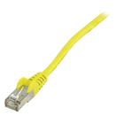 FTP CAT 5e netwerkkabel 0,25 m geel