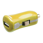 USB-autolader USB A female - 12V-aansluiting geel