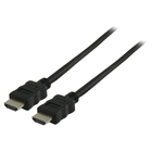 High Speed HDMI kabel met ethernet HDMI connector - HDMI connector 1,50 m zwart