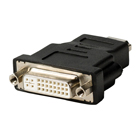 HDMI - DVI-adapter HDMI-connector - DVI vrouwelijk zwart