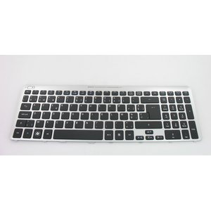 Acer laptop toetsenbord BE incl. frame (zilver)