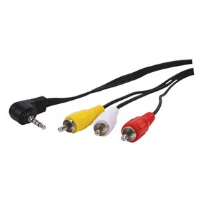Audio/Video Kabel 3.5mm Plug naar 3x RCA