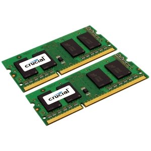 Crucial Laptop geheugen 4GB Kit (2x 2GB) DDR3 1600 MHz