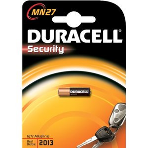 Duracell 27A Alkaline Security batterij Blister 1