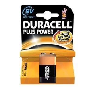 Duracell 6LR61 9V plus power Alkaline Blister 1