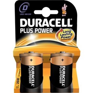 Duracell LR20 D-Cel plus power Alkaline Blister 2
