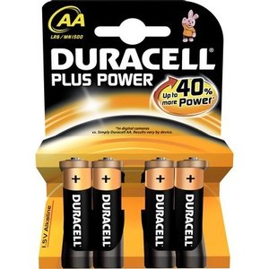 Duracell LR6 AA plus power Alkaline Blister 4